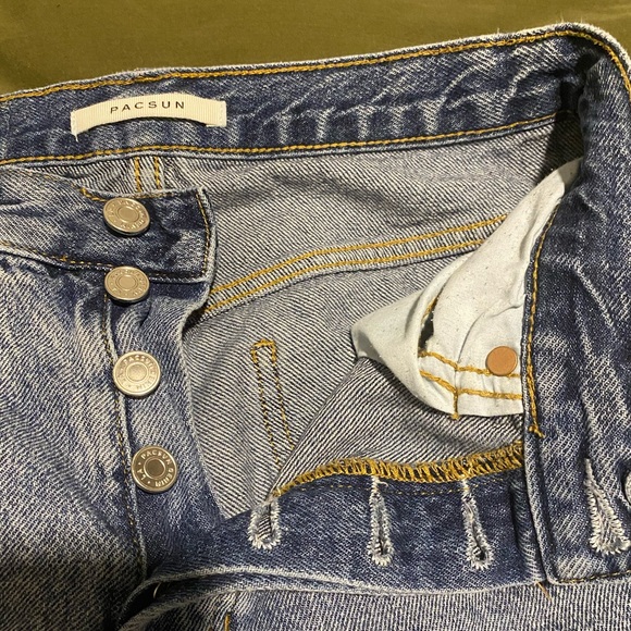 PacSun Eco Medium Distressed Dad Jeans - Women’s Size 24 - Picture 5 of 7
